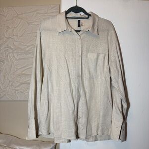 LINEN-BLEND SHIRT
